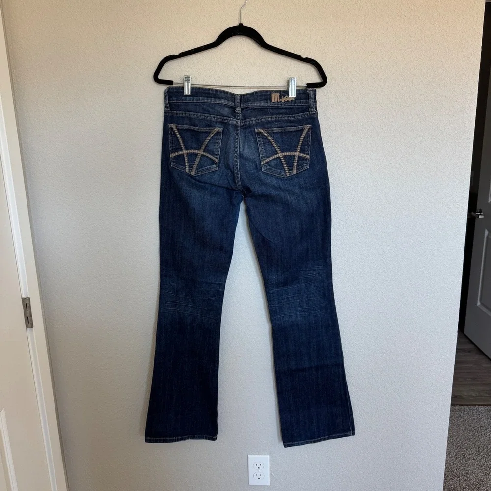 Kut from the Kloth Farrah Baby Bootcut Jeans Dark Wash Blue Size 6 Womens Denim